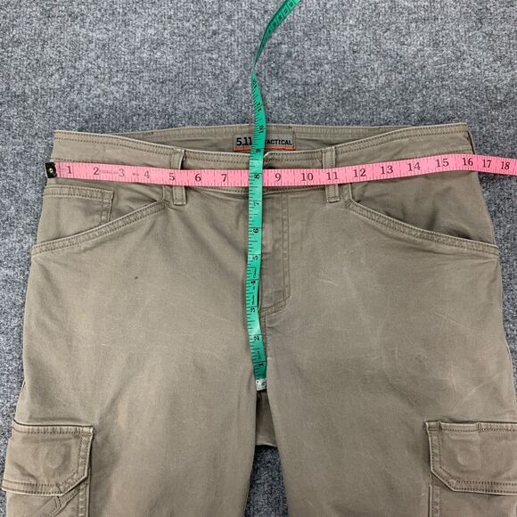 5.11 Tactical Pant Womens 8 Stone Regular Ascent Ripstop Cargo Pockets Gusseted - Picture 5 of 10
